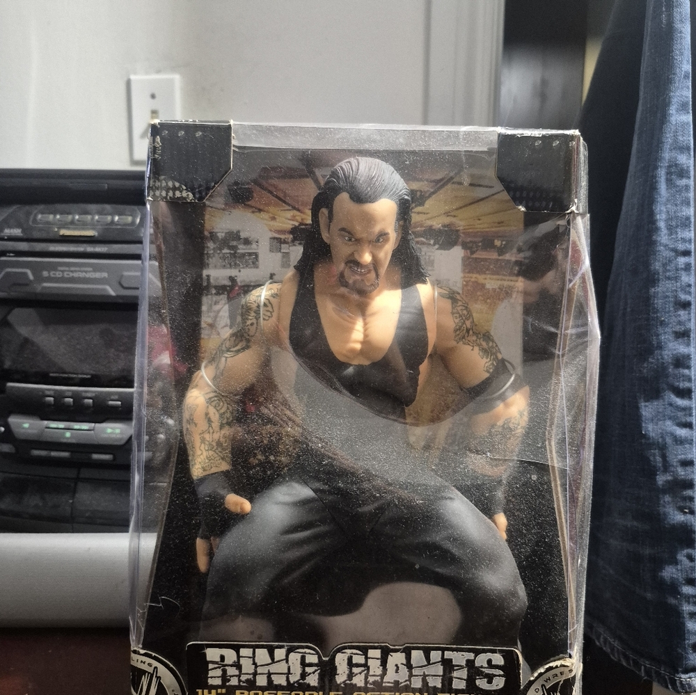 Wrestling Action Figure - Black Attire